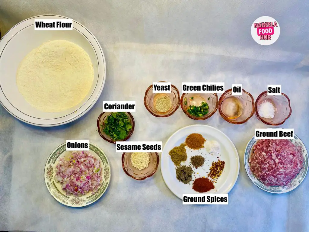 ingredients for keema naan