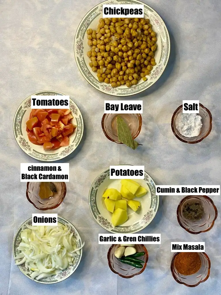 ingredients of chana pulao