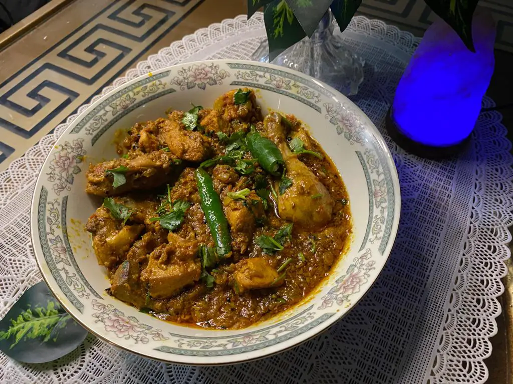what to serve with achari chicken