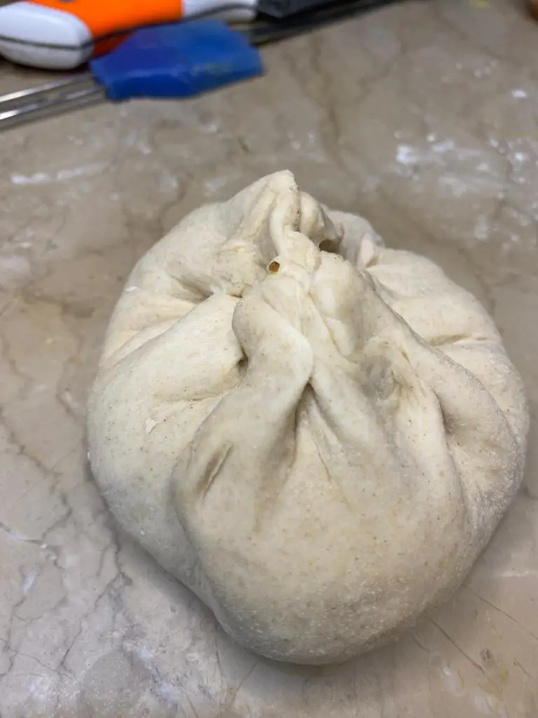 close the dough