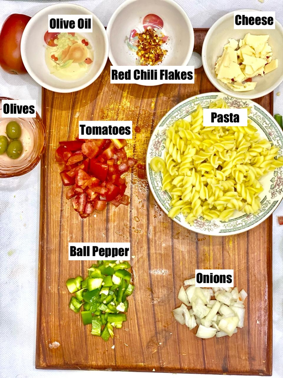 classic pasta salad Ingredients