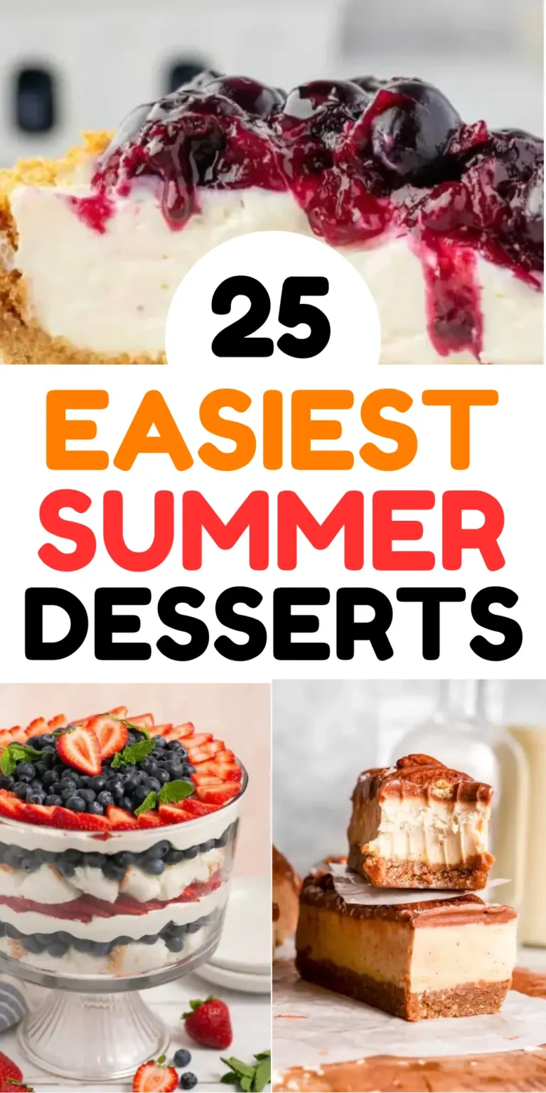 25 Easy Summer Dessert Recipes