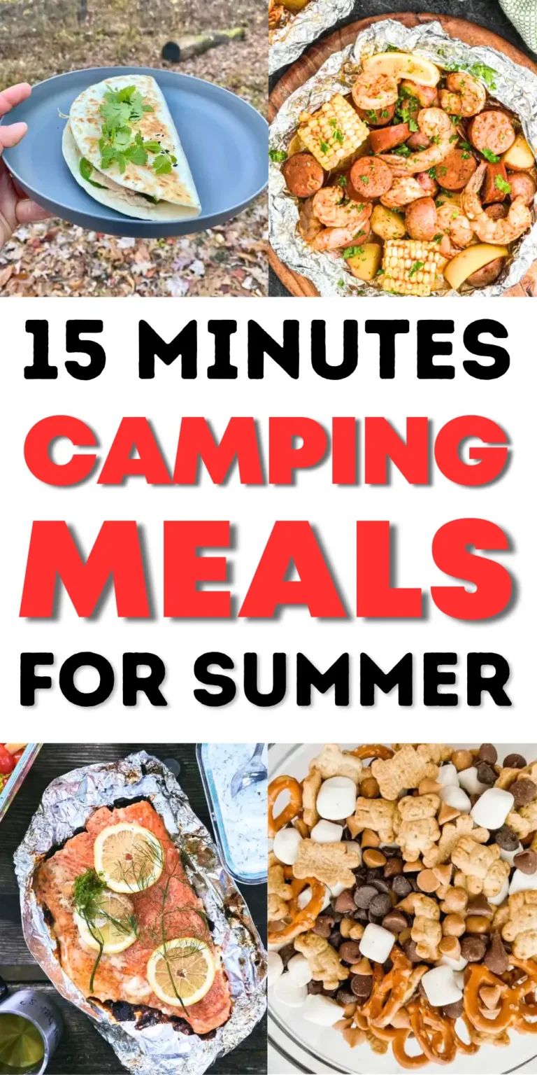 15 Minutes Camping Meals 
