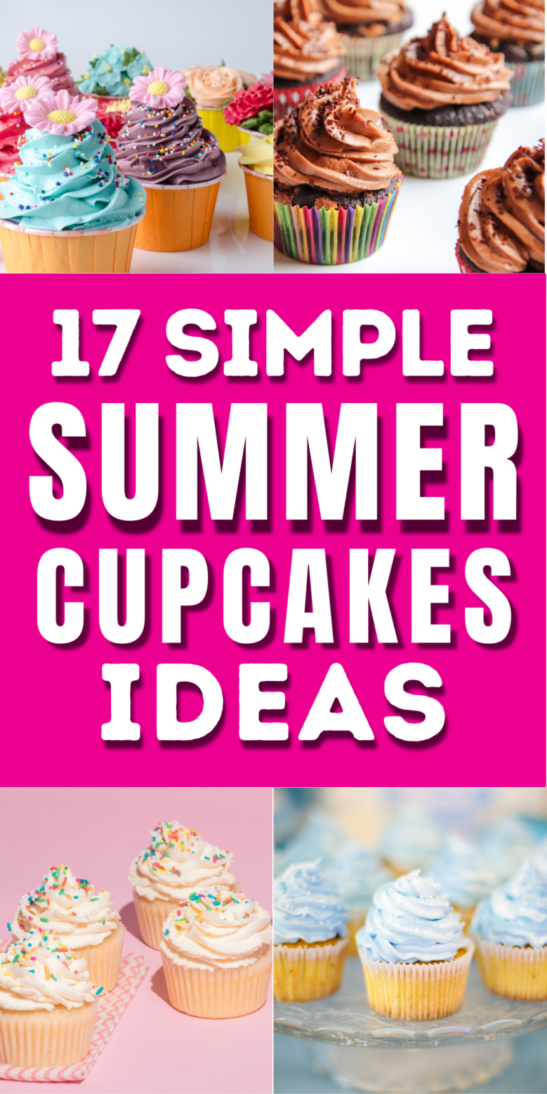 17 Simple Summer Cupcakes