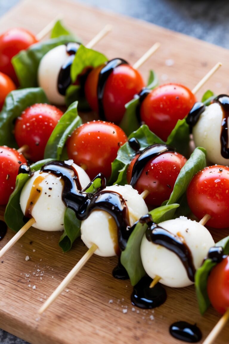 Caprese Salad Skewers: A Fresh and Elegant Appetizer