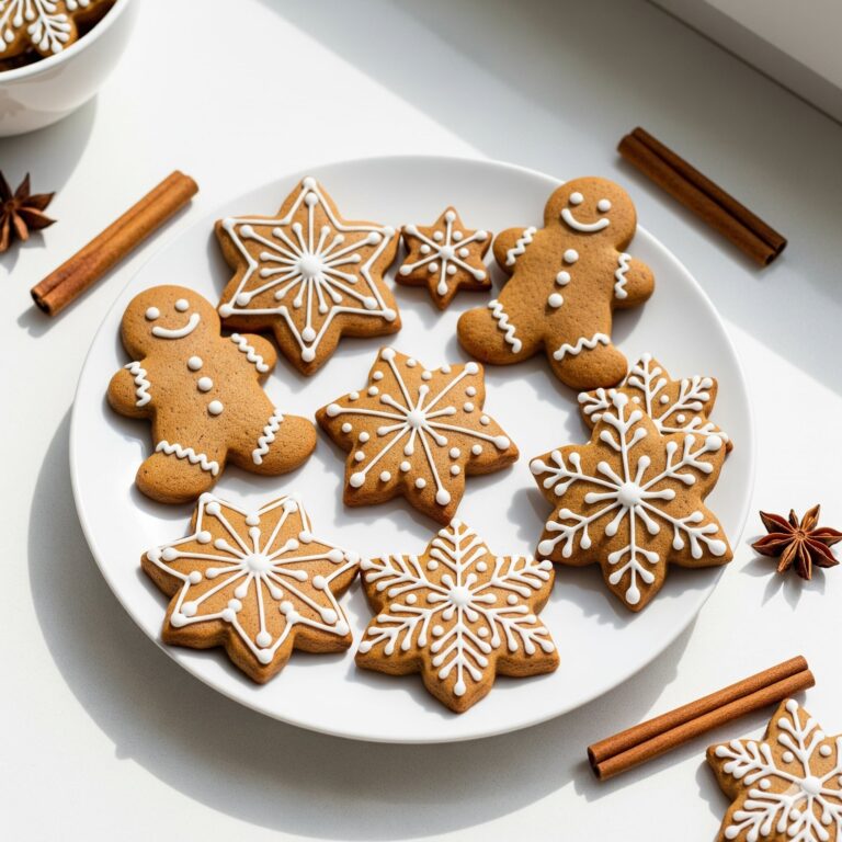 Classic Gingerbread Christmas Cookies – Spiced, Sweet, and Perfectly Festive