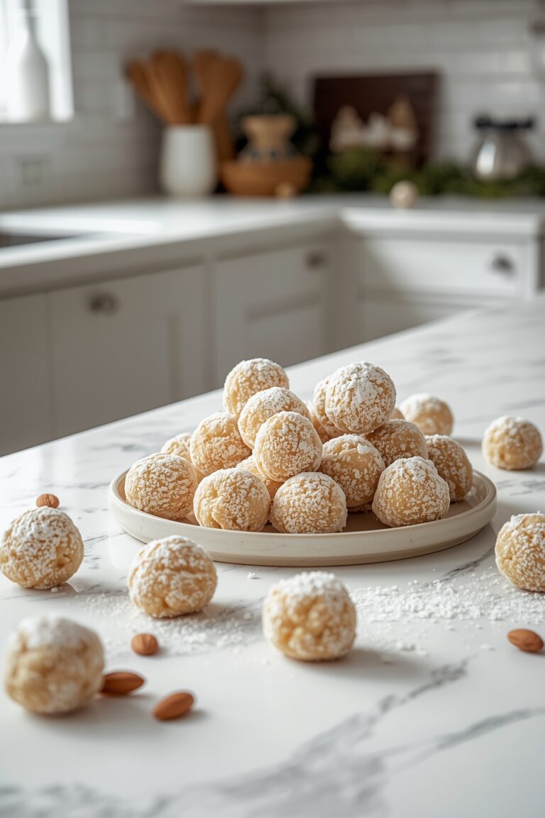 Almond Snowball Christmas Cookies
