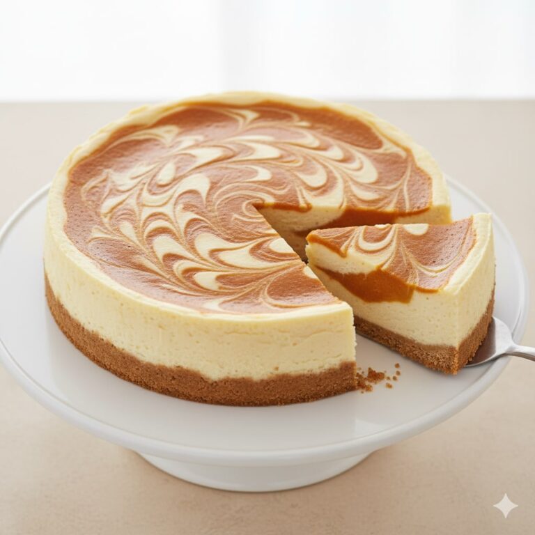 Pumpkin Swirl Cheesecake