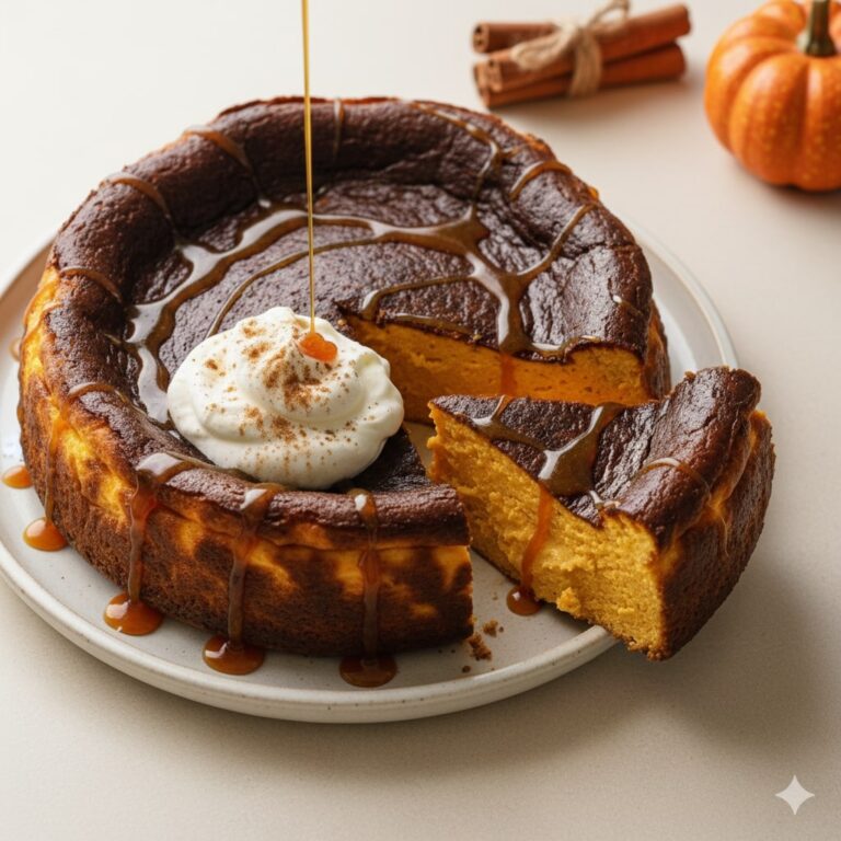 Pumpkin Basque Cheesecake