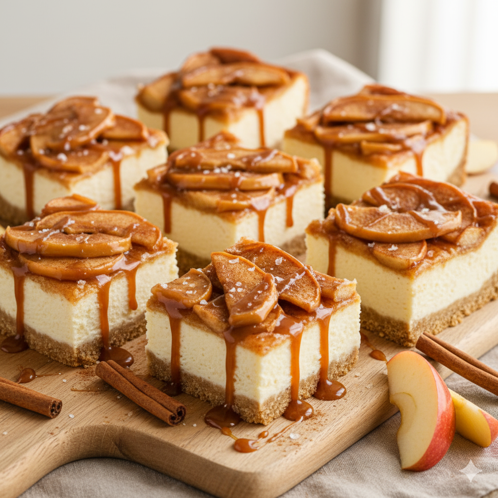 apple pie cheesecake bars