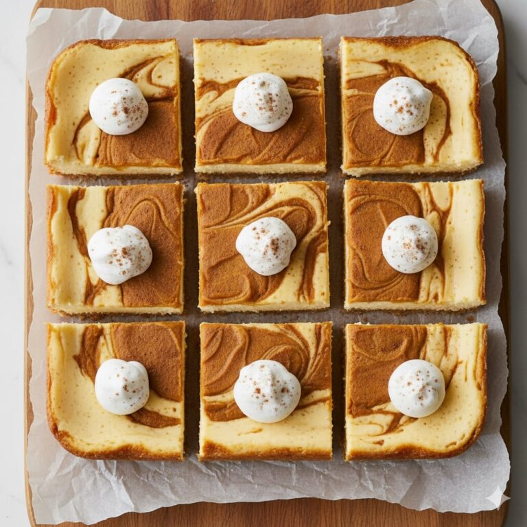 Pumpkin Cheesecake Bars – Creamy, Spiced, and Perfect for Fall