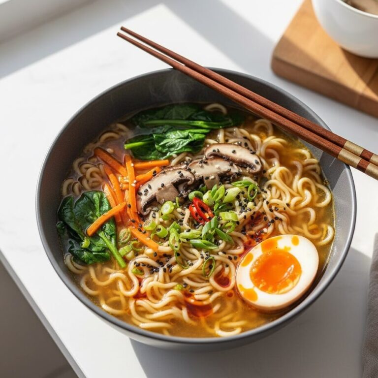 Ramen Noodle Soup Recipe – A Comforting Bowl of Flavor in Minutes
