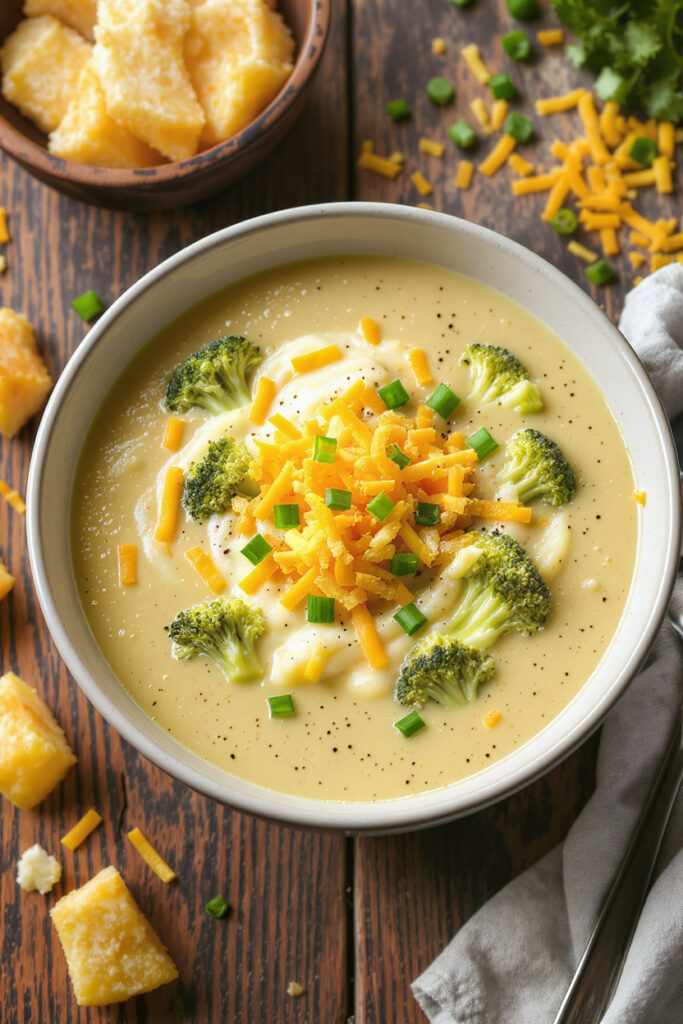 Broccoli Potato Cheese Soup