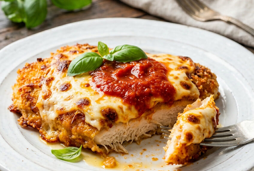 Crispy Keto Chicken Parmesan (Low-Carb, Juicy & So Easy)