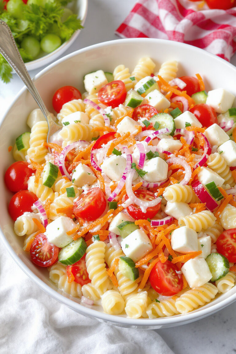 Easy 4th of July Pasta Salad Recipe Everyone Will Love