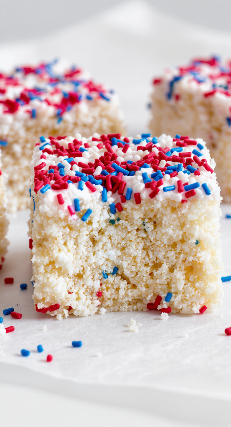 4th of July Rice Krispie Treats (Easy & Festive!)