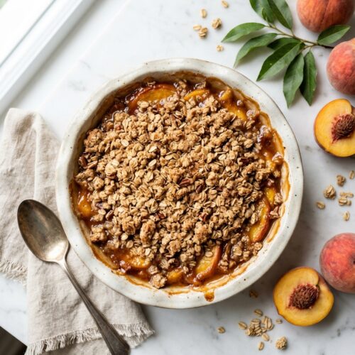 peach crisp recipe
