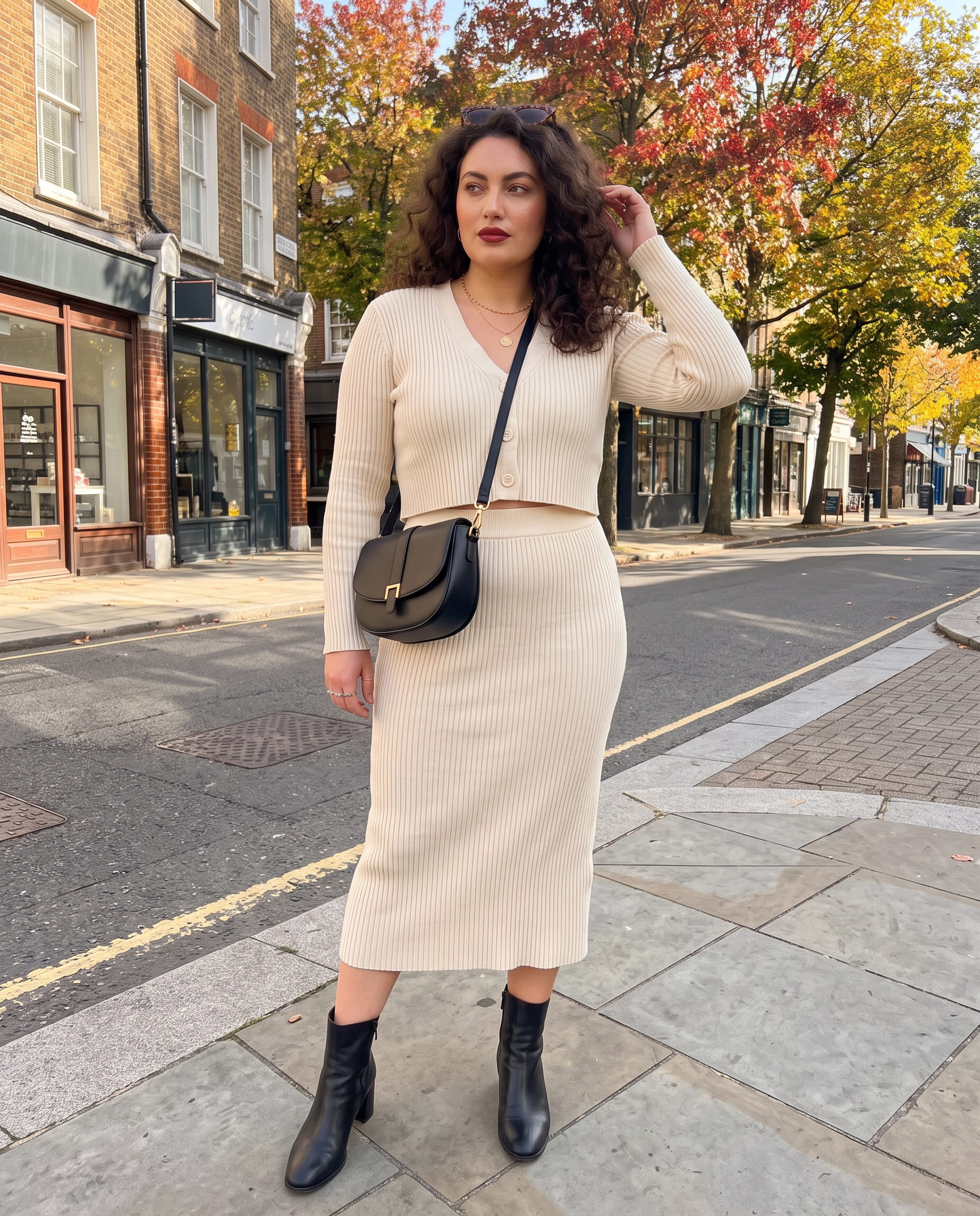 10 Plus Size Cropped Cardigan Outfit Ideas for Fall