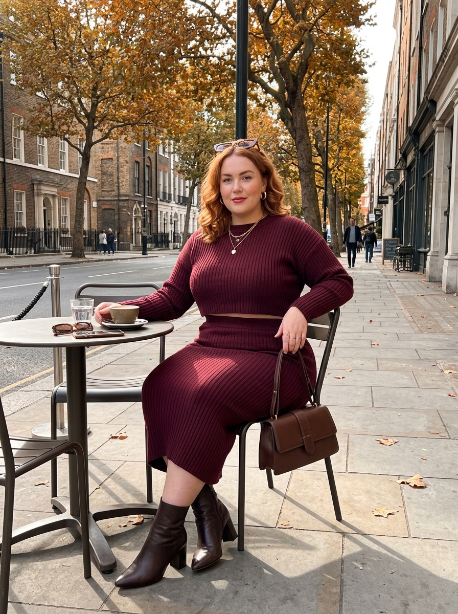 10 Plus Size Cropped Sweater Outfit Ideas