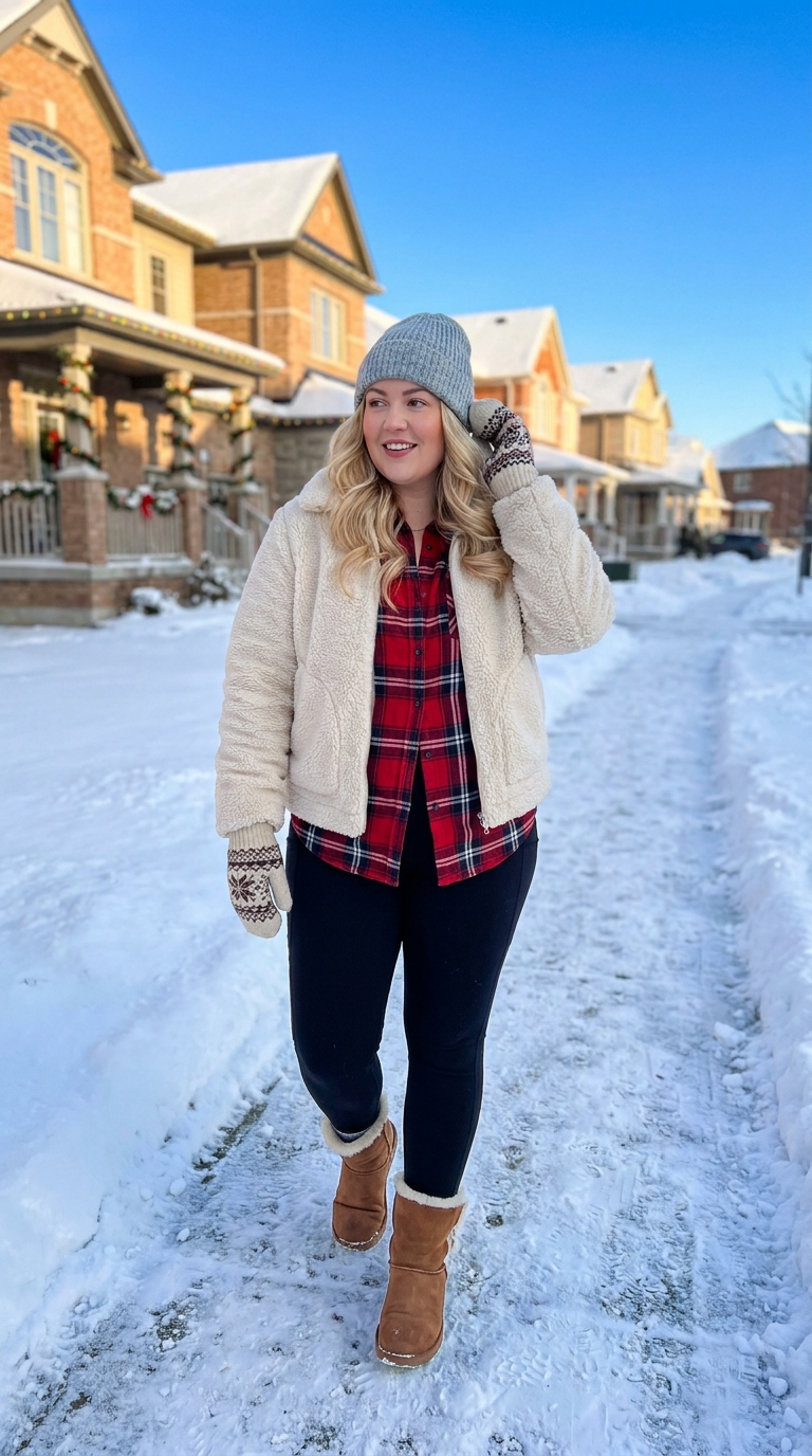 10 Plus Size Casual Christmas Outfits That Are Cozy and Cute