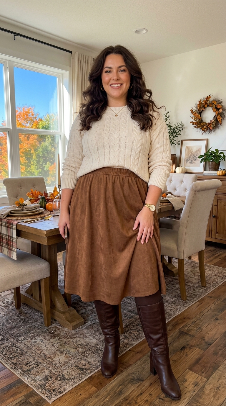 10 Plus Size Thanksgiving Outfits That Are Stylish and Comfortable