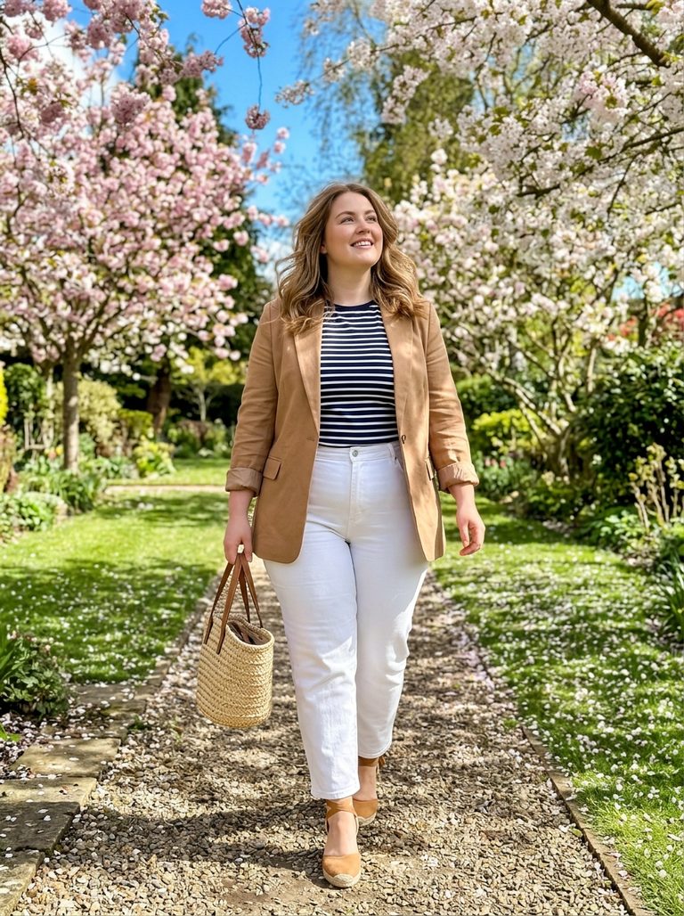 15 Plus Size Brown Blazer Outfits That Look Rich, Warm, and Polished